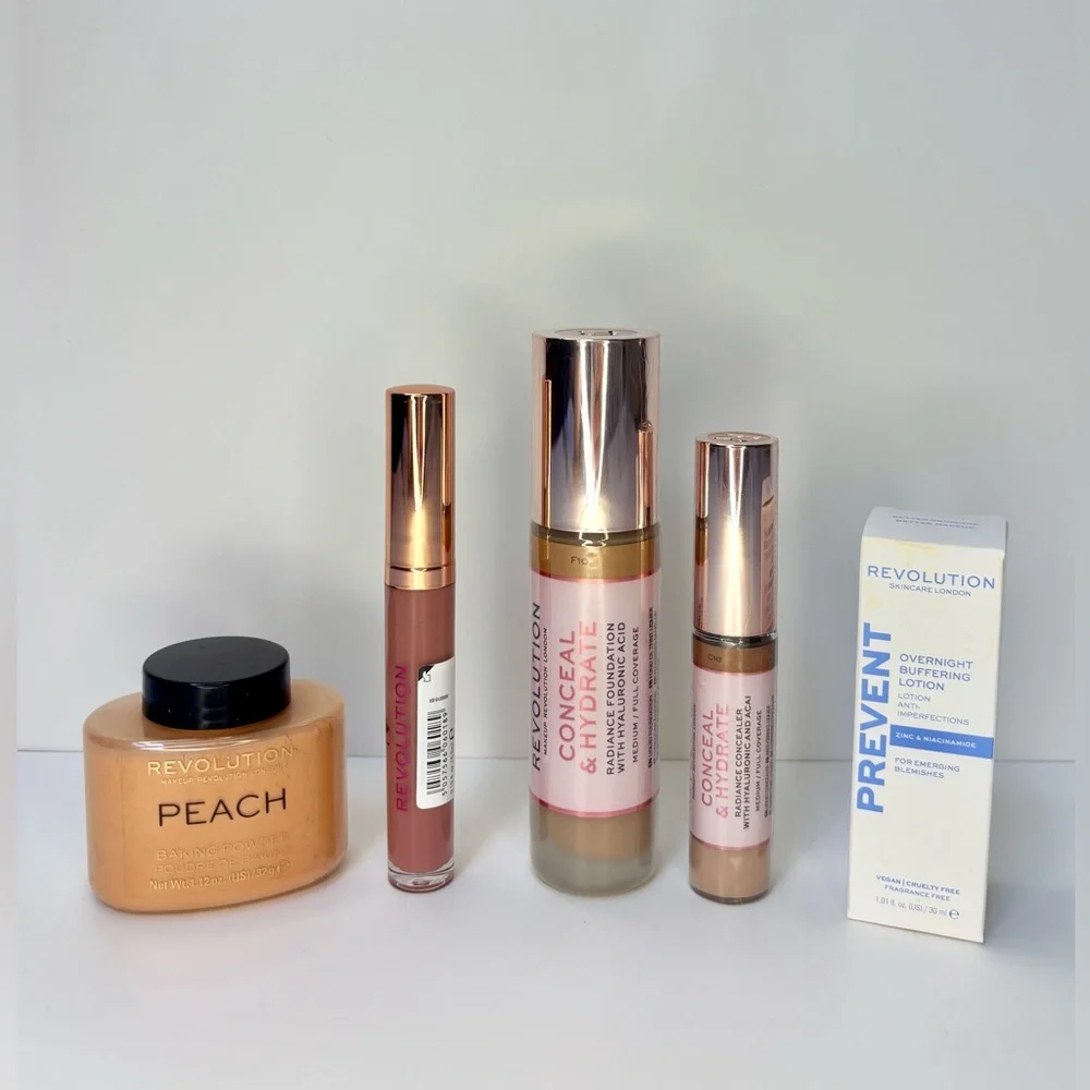 Makeup Revolution Bundle for Medium to Tan Skin - Full Coverage - NWT